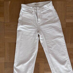 Madewell Perfect Vintage Wide Leg Crop Patch Pocket